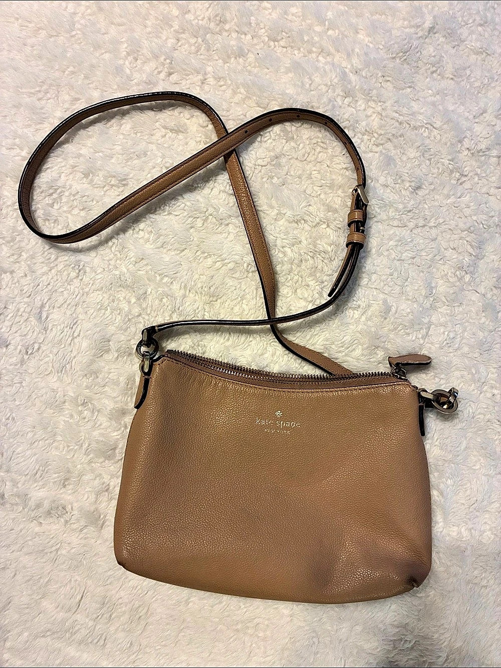 Kate Spade Brown Leather Crossbody Bag